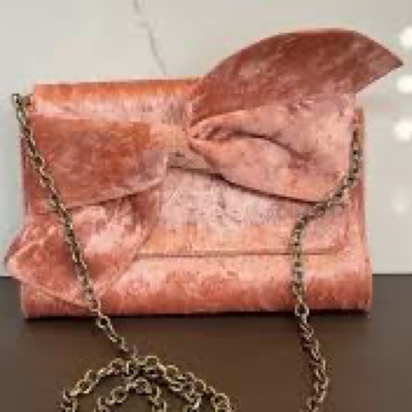 Anthropologie‎ crushed velvet shoulder bag nwot - Picture 2 of 8